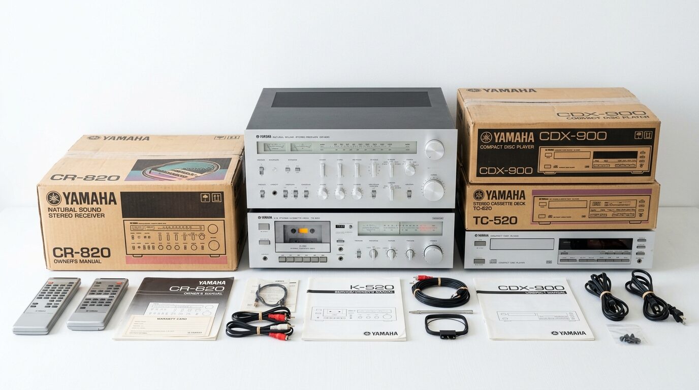 付属品・元箱が揃ったオーディオ機器査定