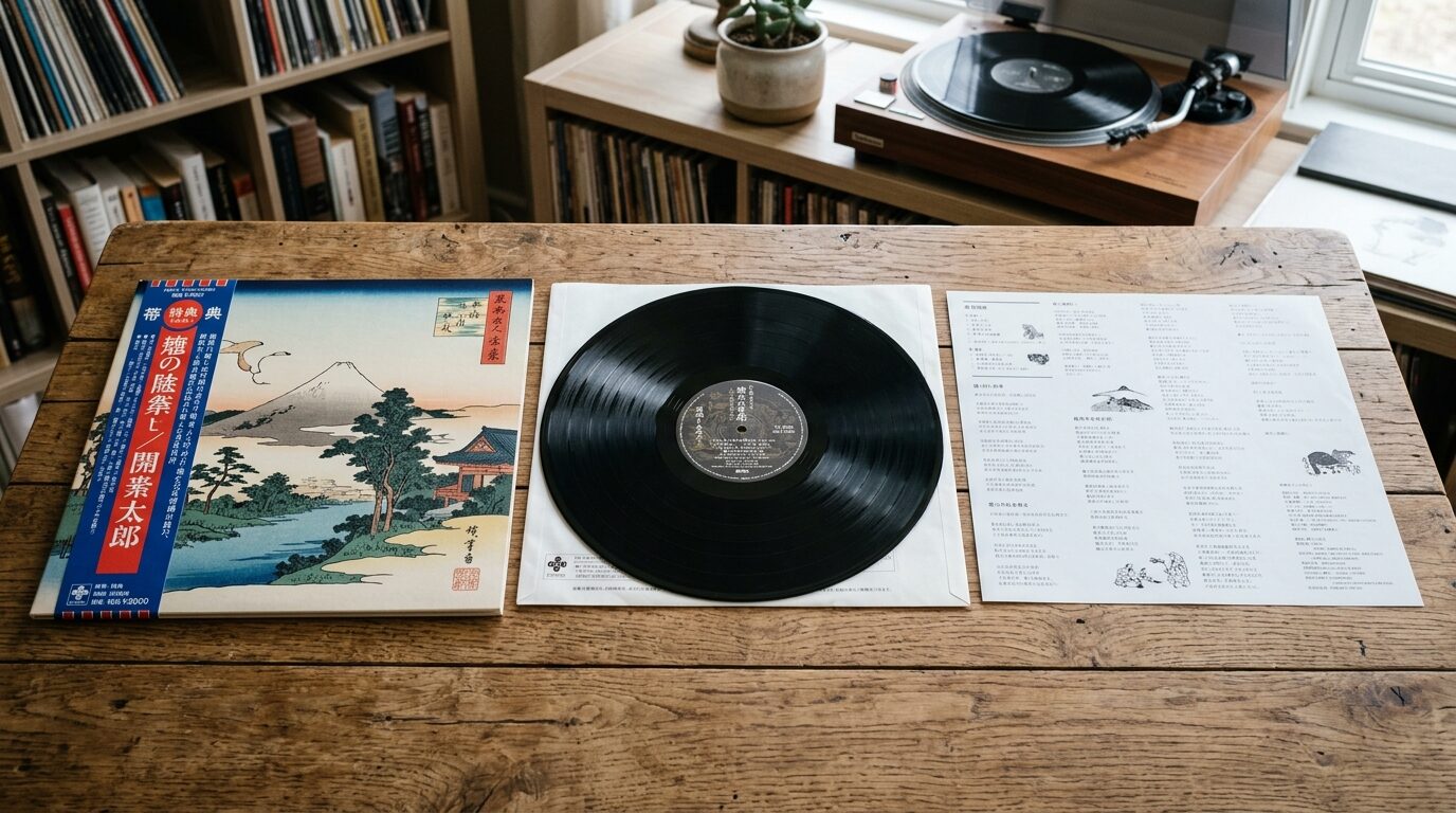 帯・付属品が揃ったレコードの状態