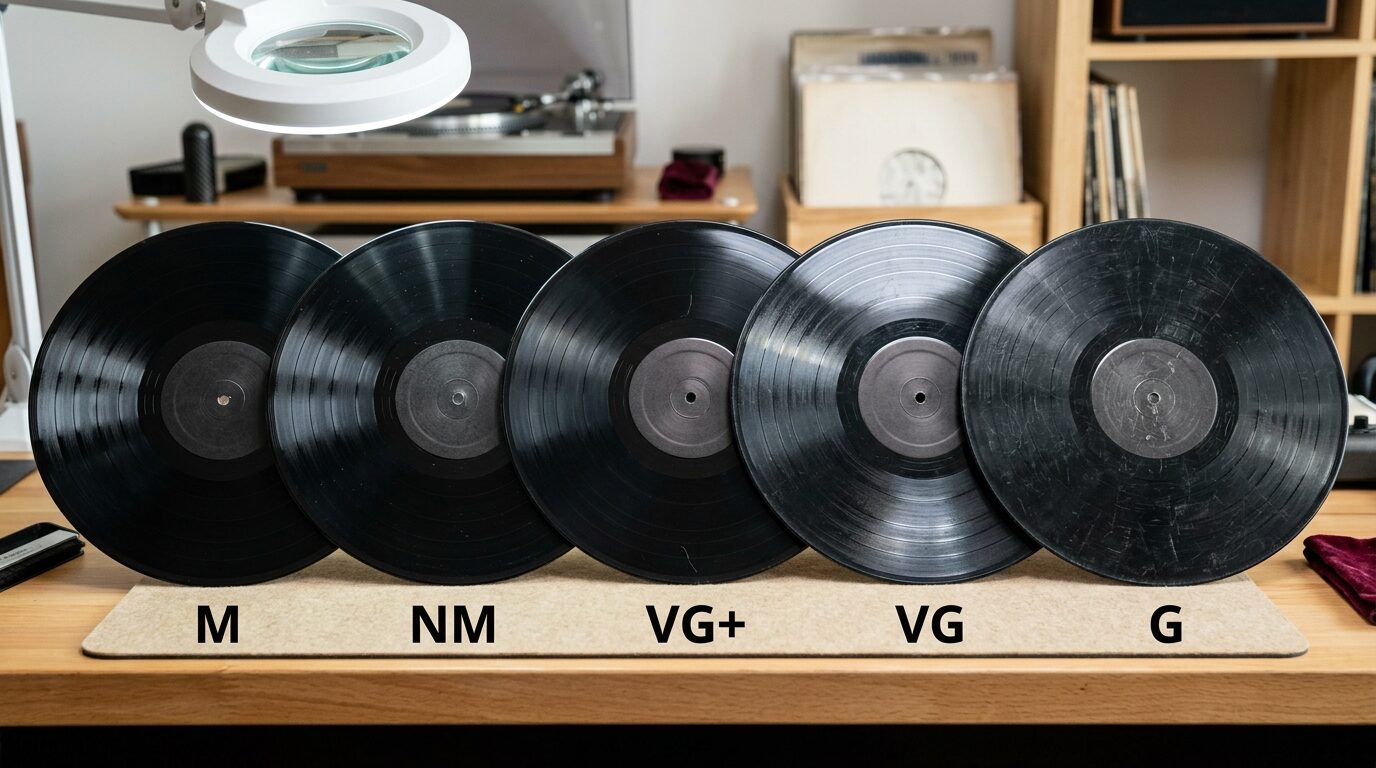 レコードのコンディション別グレード比較