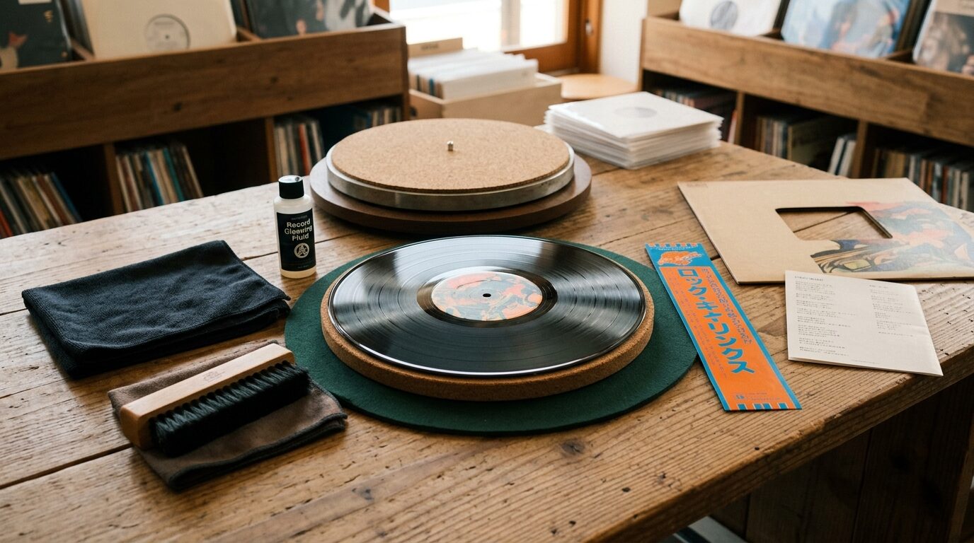 レコードを高く売るためのクリーニング