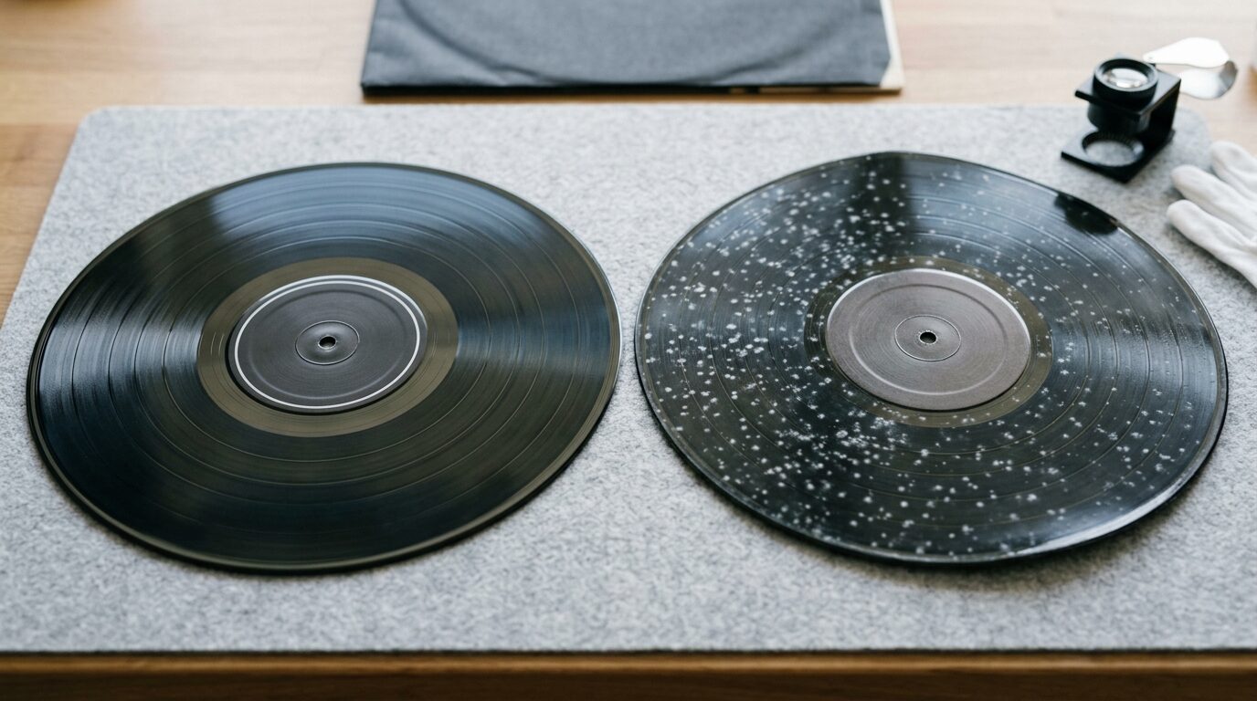 カビ・反りレコードの買取可否判断