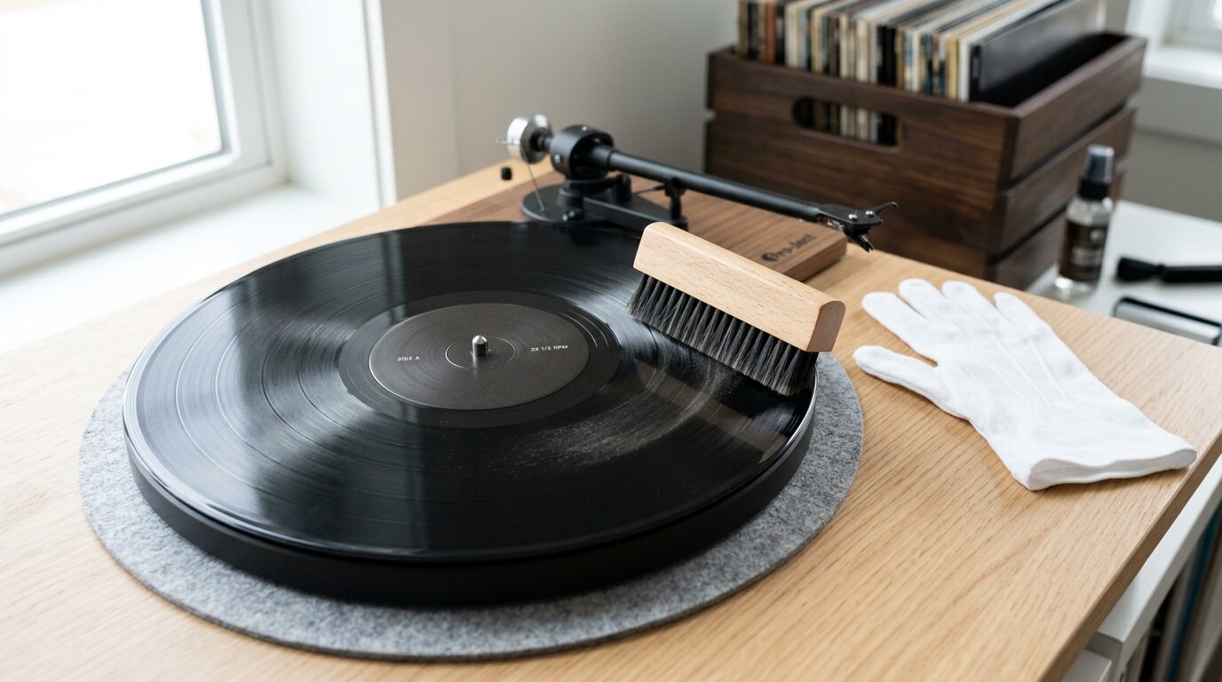 レコードを高く売るためのクリーニング方法