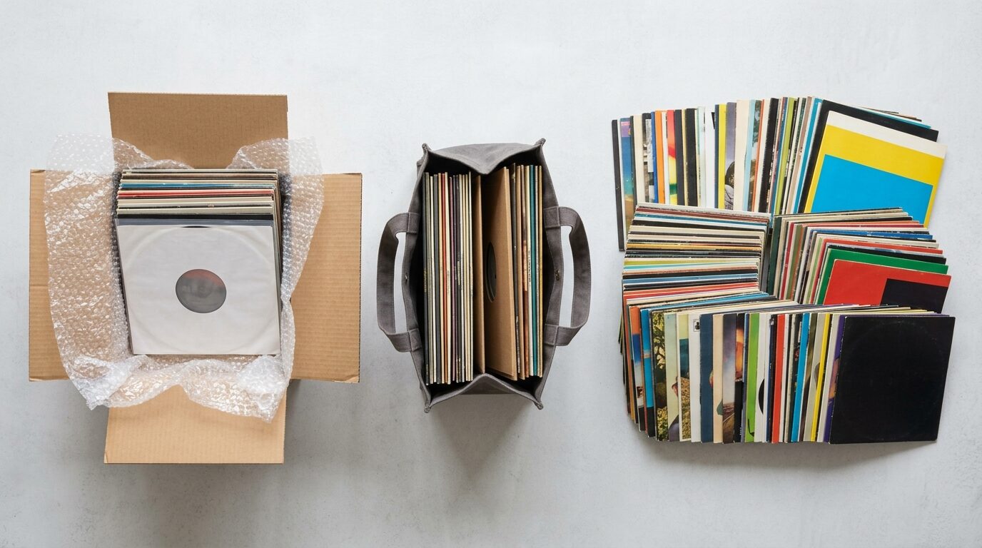 レコード買取3つの方法（店頭・出張・宅配）