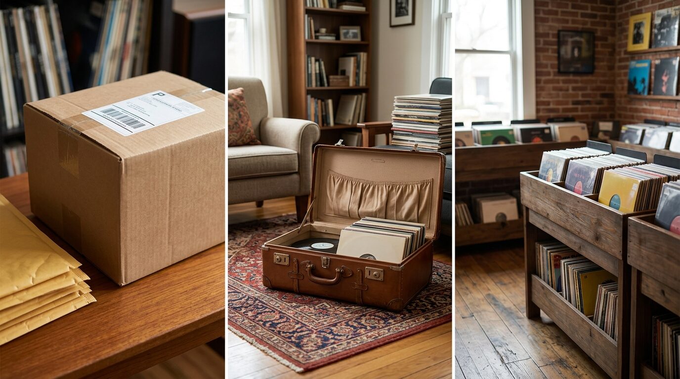 レコード買取の3つの方法｜宅配・出張・店頭比較