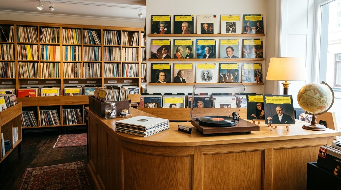 TU-Fieldのクラシックレコード買取カウンター