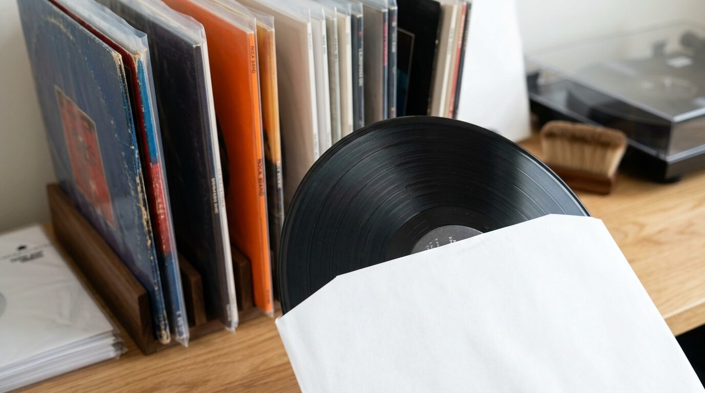 レコードを丁寧に保管して高く売るコツ