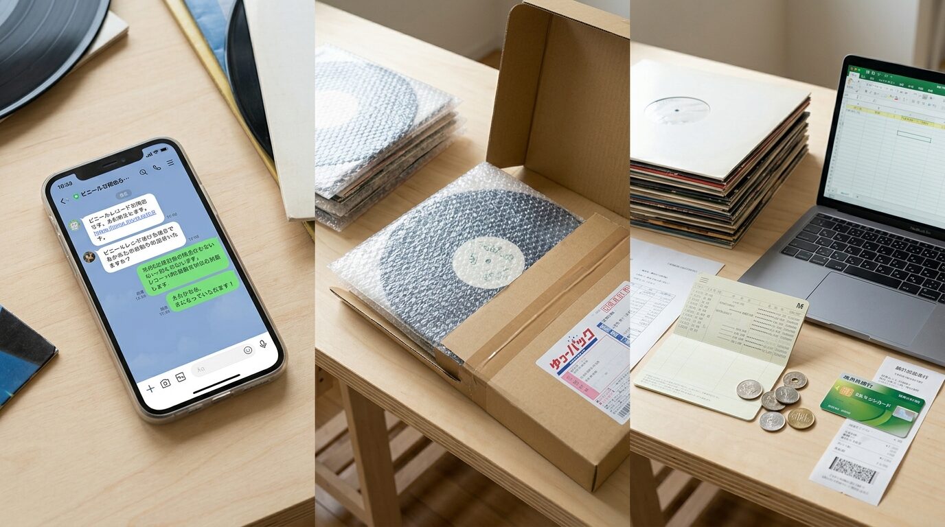 グランジレコード買取申込みから入金までの流れ