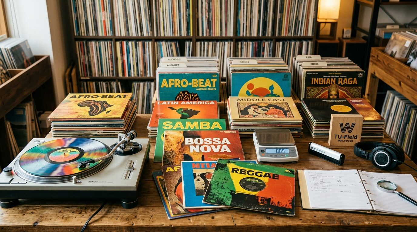 TU-Fieldのワールドミュージック買取サービスの特徴のイメージ