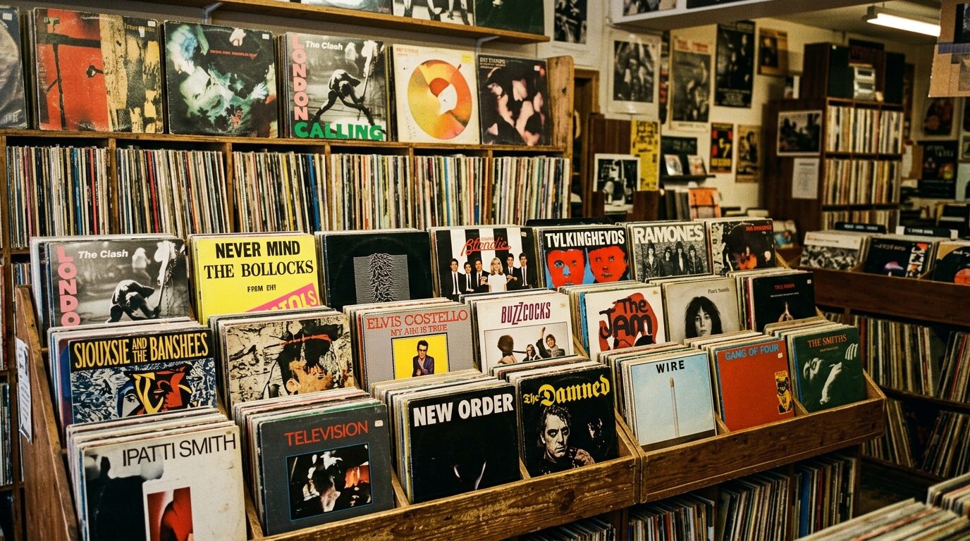 パンクロック・ニューウェーブのレコードコレクション