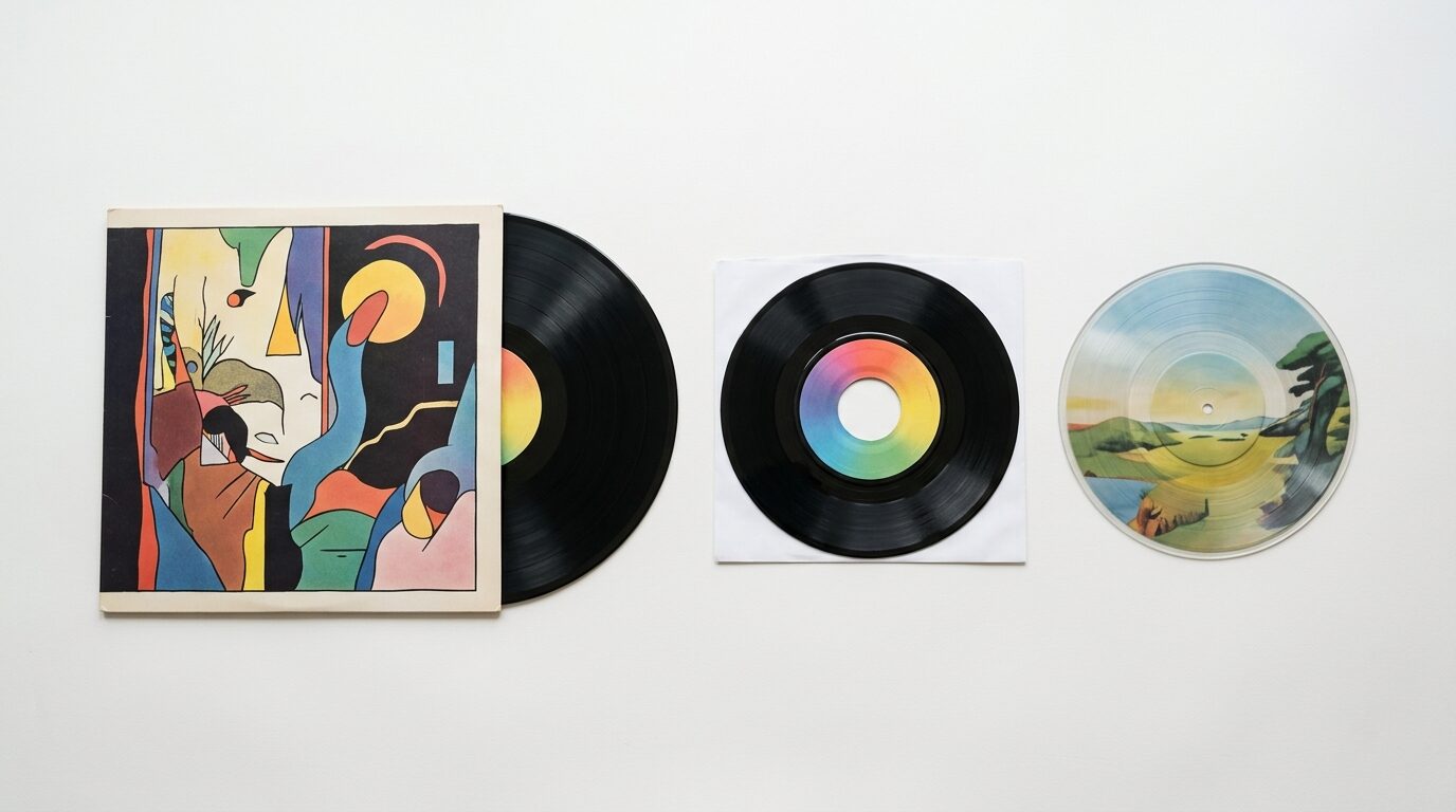 LP・EP・ピクチャー盤のフォーマット比較