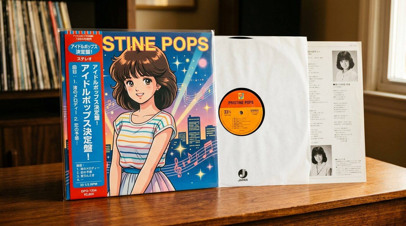 帯付き完品のレコードコレクション