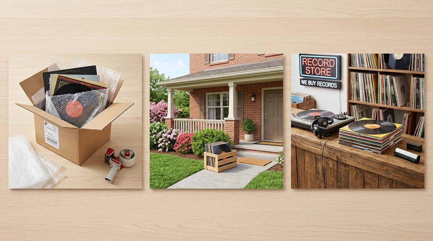 レコード買取方法の比較