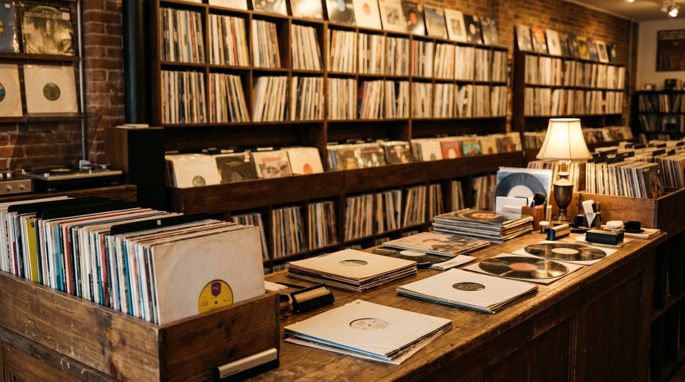 TU-Fieldのレコード買取サービス紹介イメージ