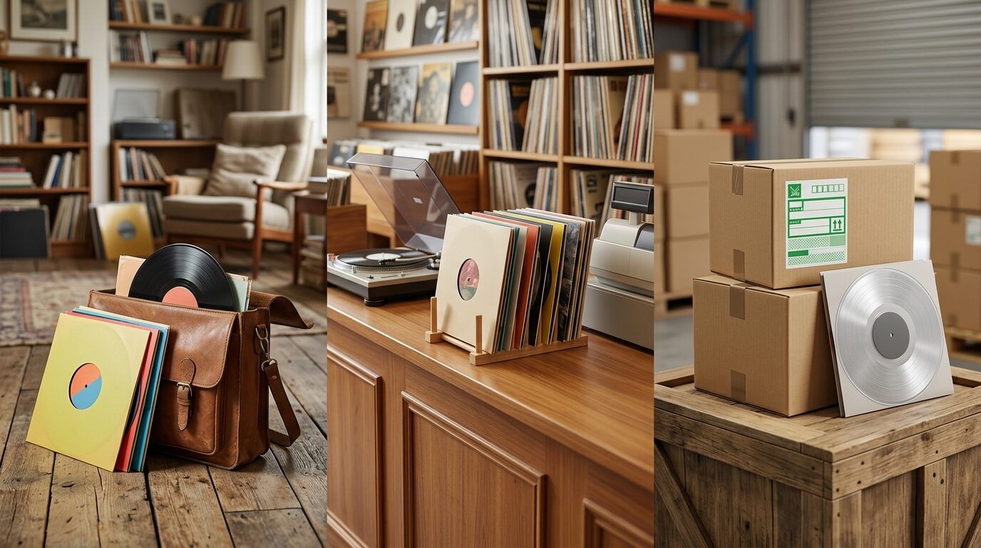 宅配・店頭・出張の3つのレコード買取方法