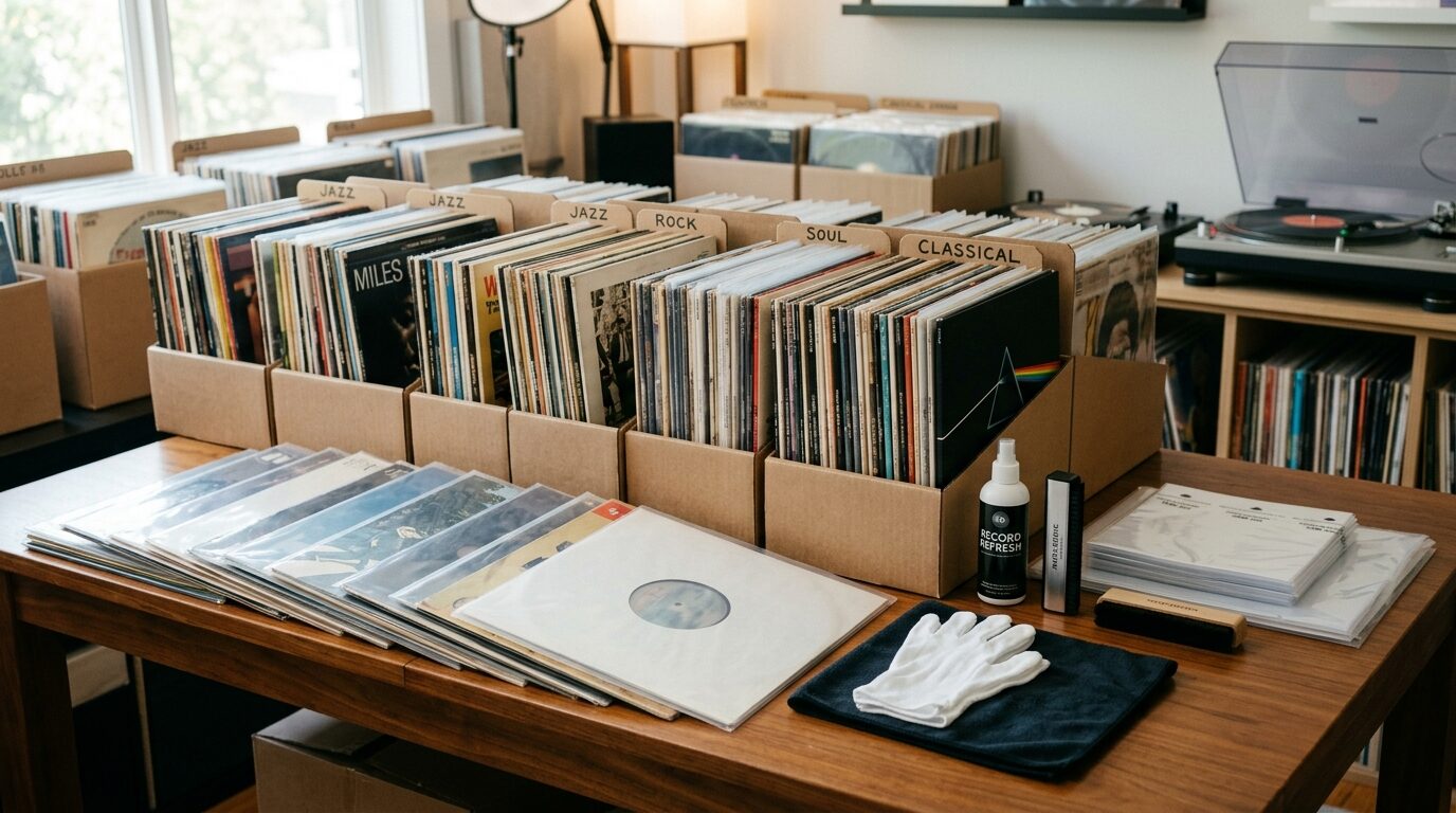 サントラレコードを売る前の準備・クリーニング