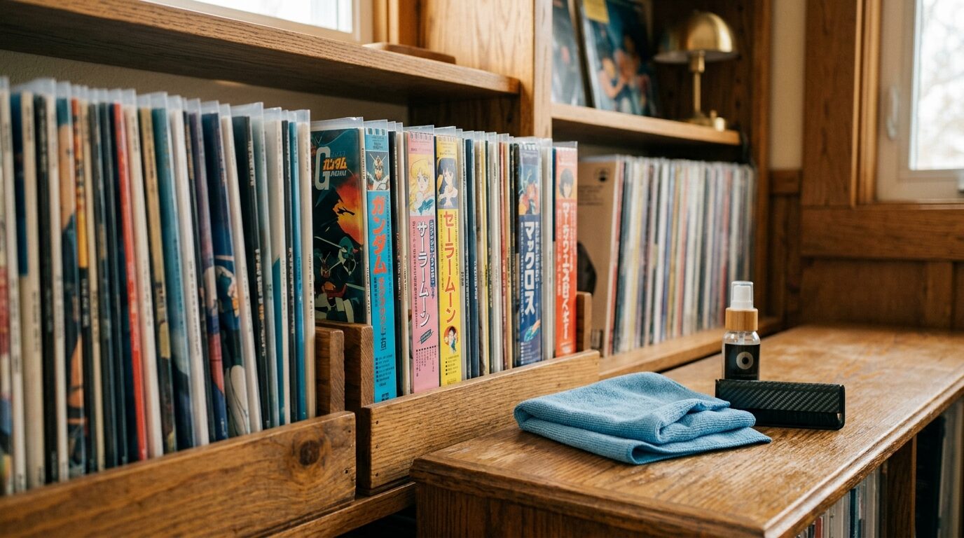 レコードの高価買取のコツ・クリーニングのイメージ