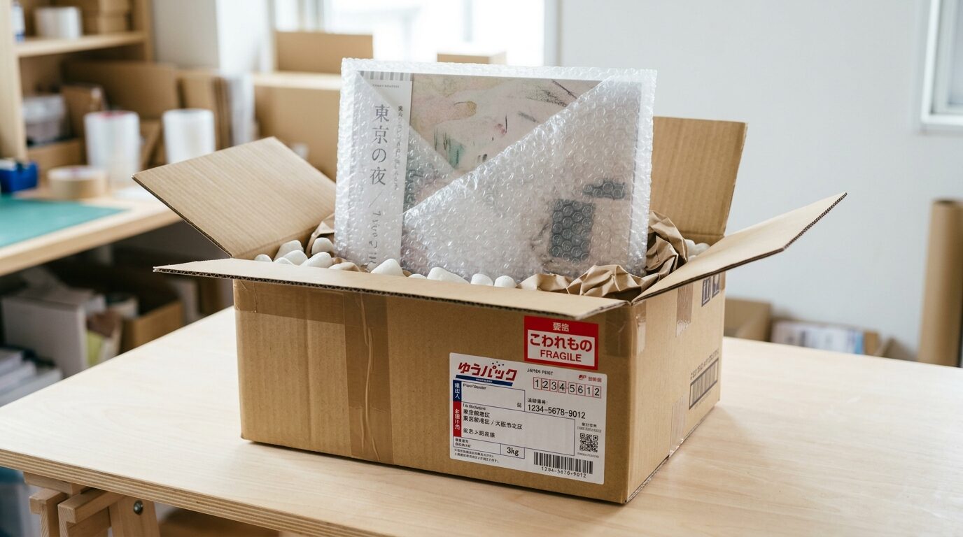 レコード宅配買取の梱包と発送方法