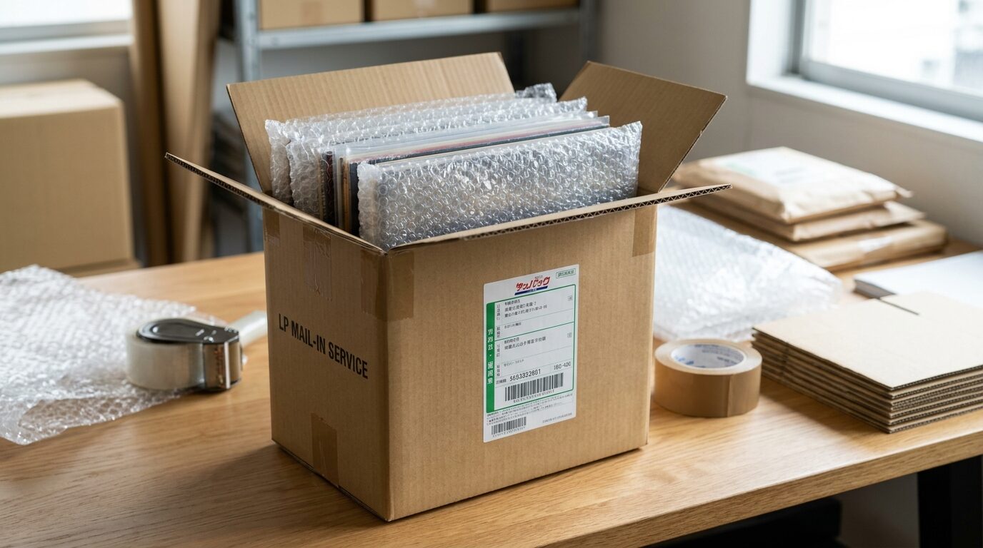 レコード買取の申込から入金までの流れ