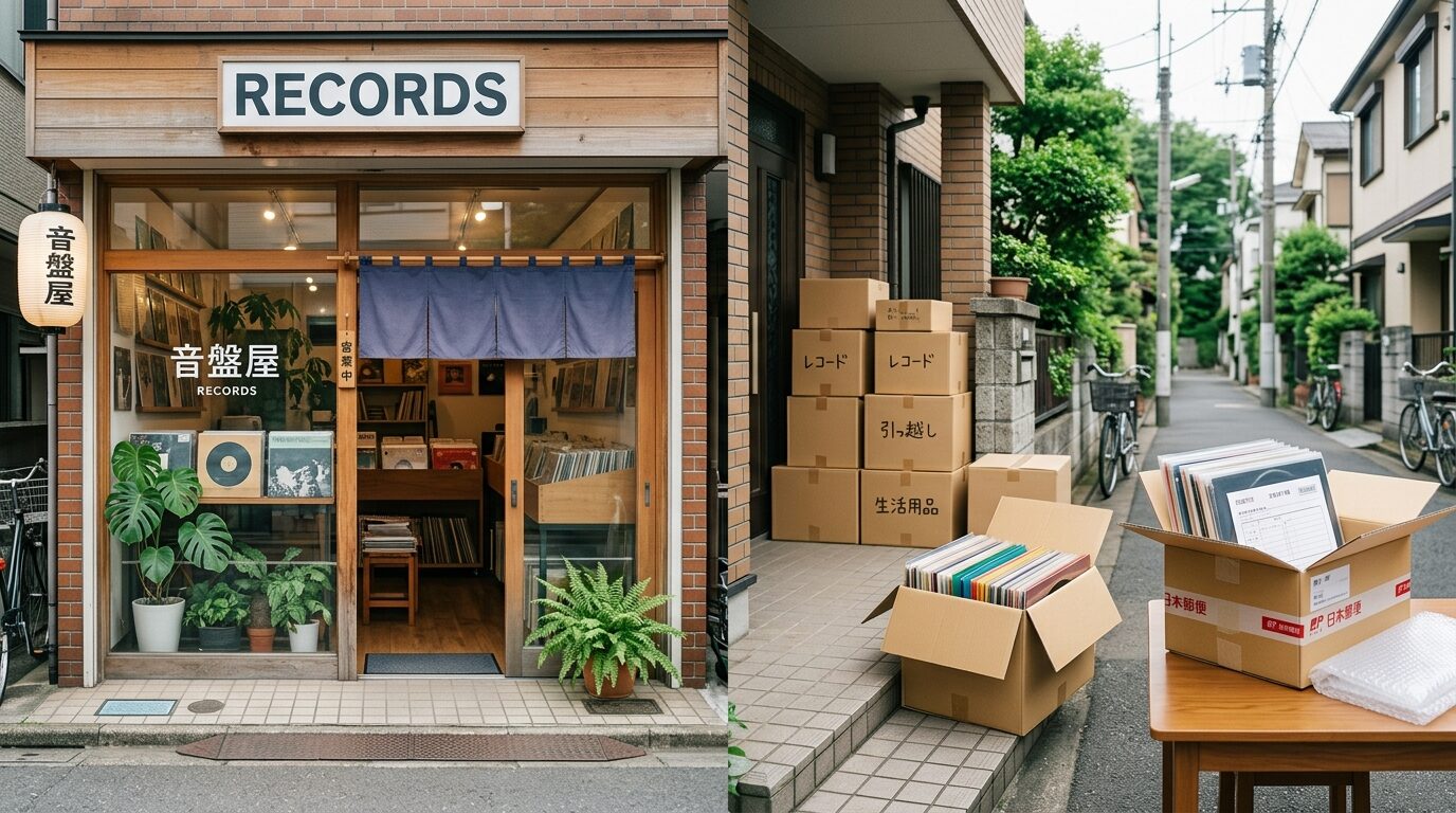 レコードを売る3つの方法の比較