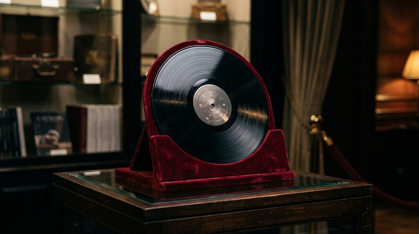 ジェネシスの最高値レコード・希少盤の展示イメージ