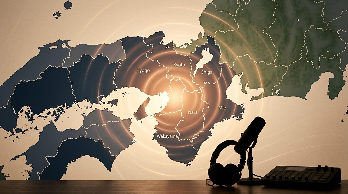 大阪・関西エリアの出張買取対応範囲マップイメージ