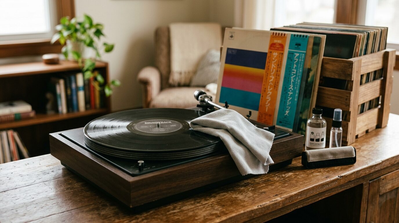 レコードのクリーニングと売却準備