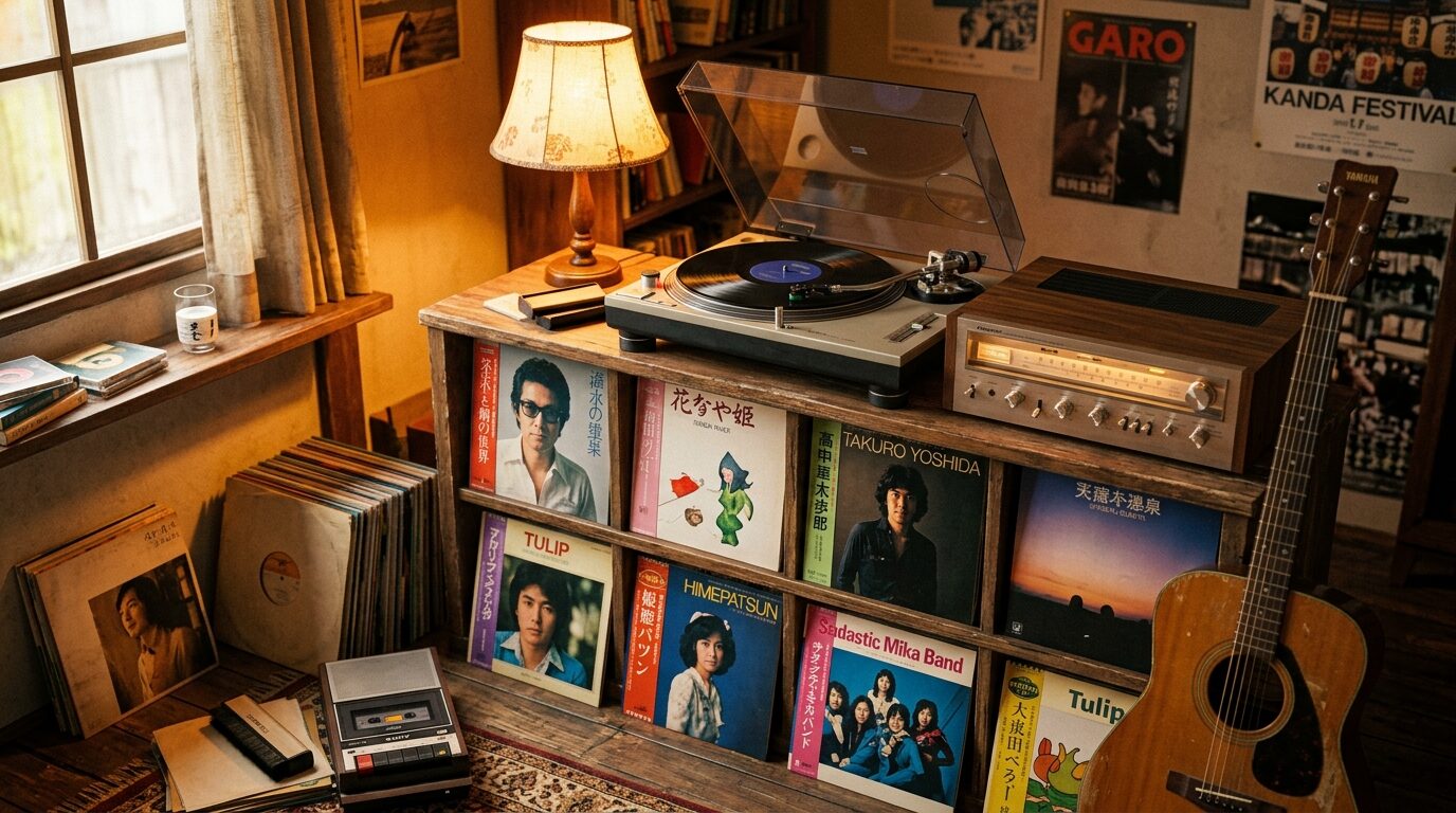1970〜80年代の邦楽ニューミュージックの雰囲気
