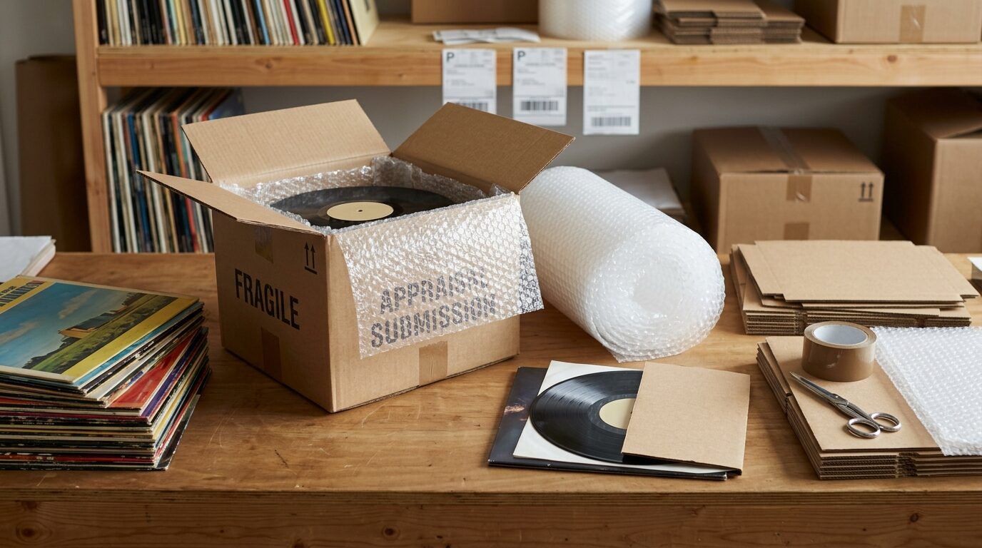 レコード宅配買取の申込みから入金の流れ