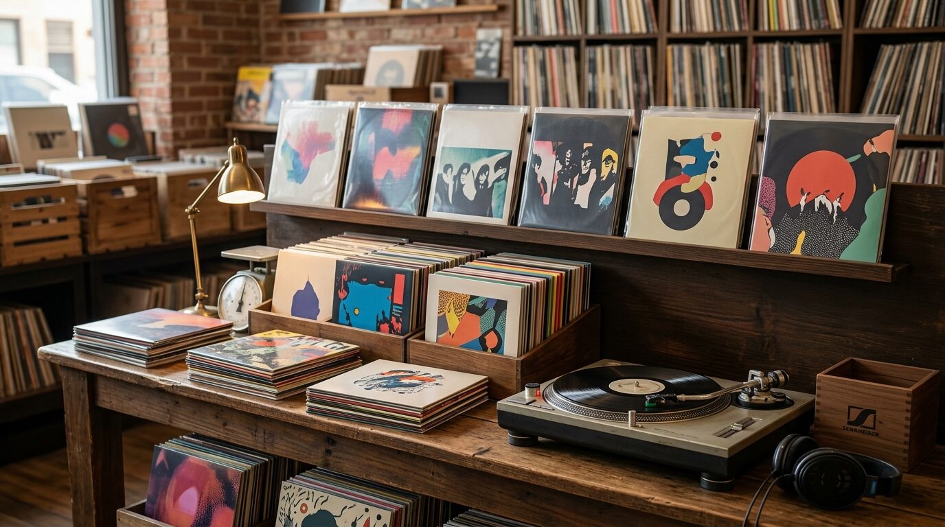 当店TU-Fieldのインディーロックレコード買取サービのイメージ