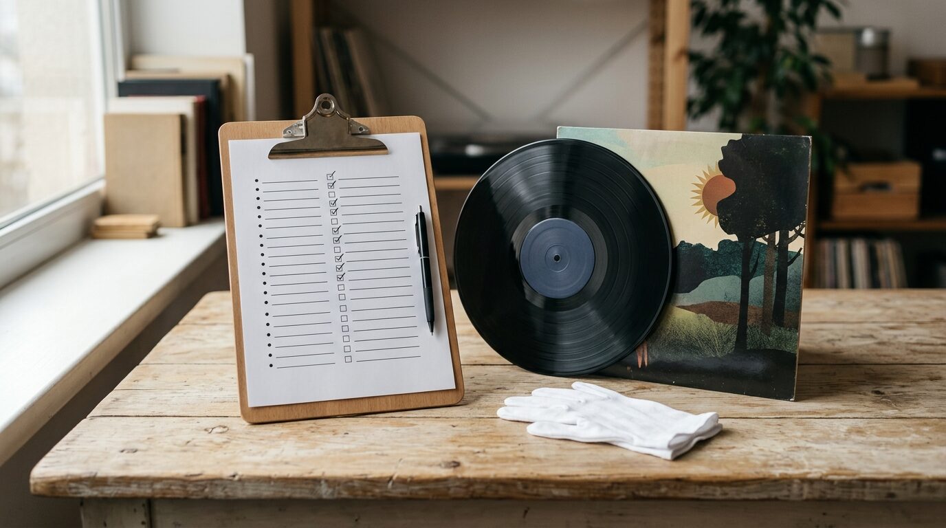 レコード買取前の事前確認チェックリスト