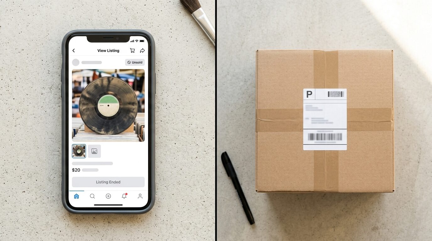 フリマアプリと宅配買取の比較イメージ
