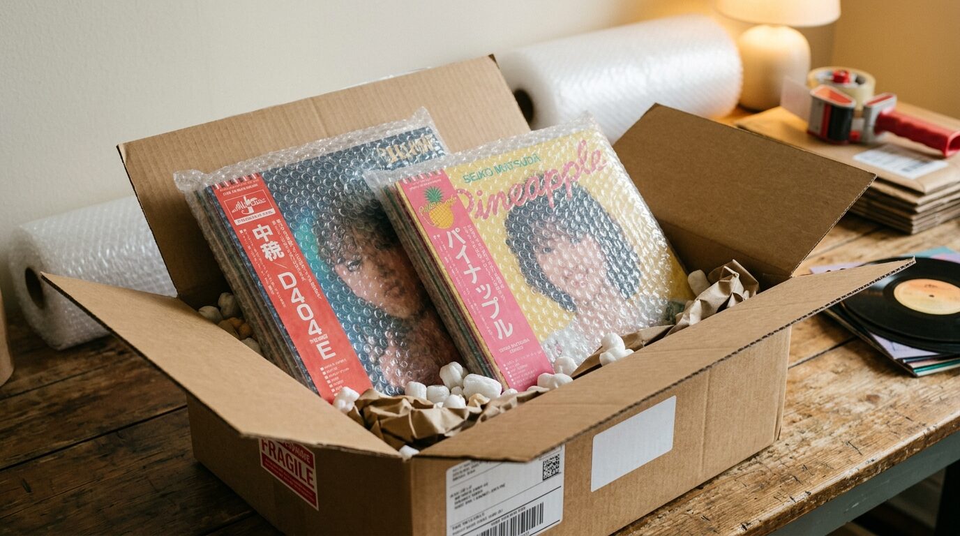 レコード宅配買取の梱包方法