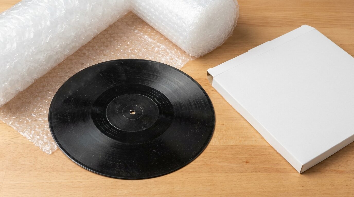 軍歌レコード宅配買取の梱包方法