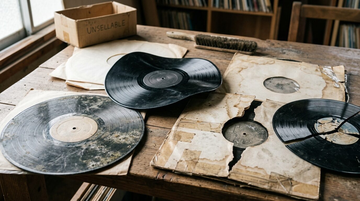 こんなレコードは買取できないケースがあるのイメージ