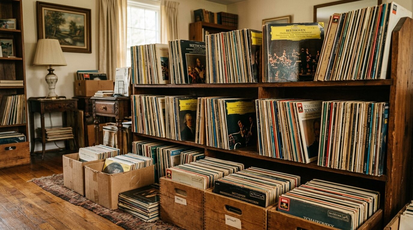 遺品整理や引越しで出てきたクラシックレコード