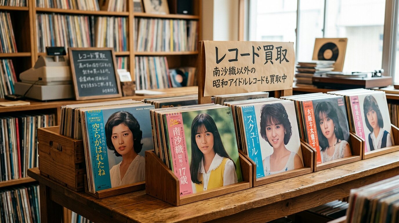 南沙織以外の昭和アイドルレコードも買取中のイメージ