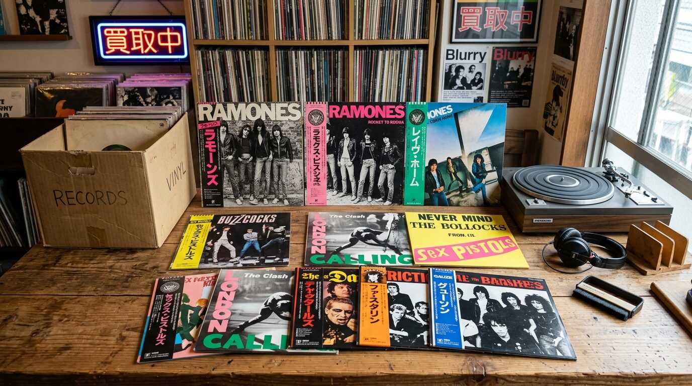 パンク・ロック仲間のレコードも一緒に買取できますのイメージ