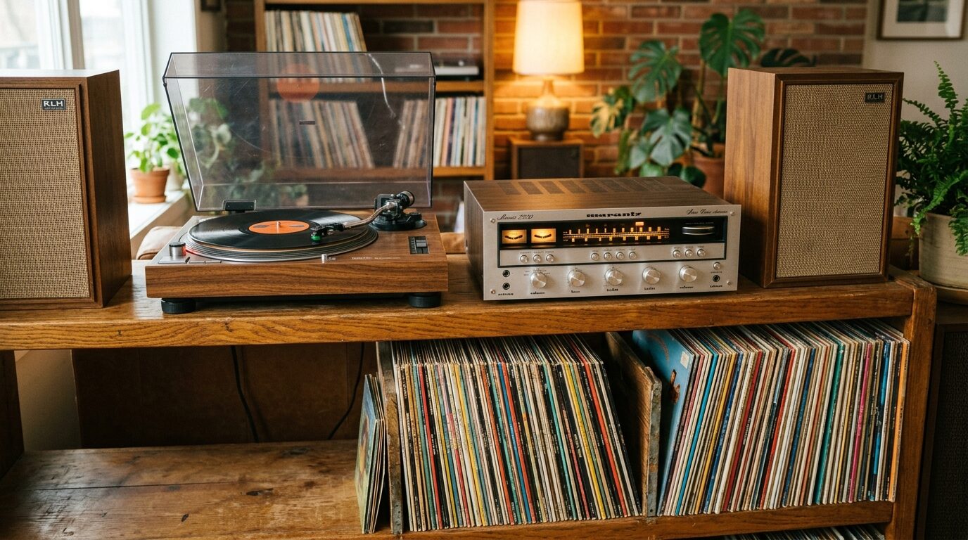 レコードとオーディオ機器のまとめ売り