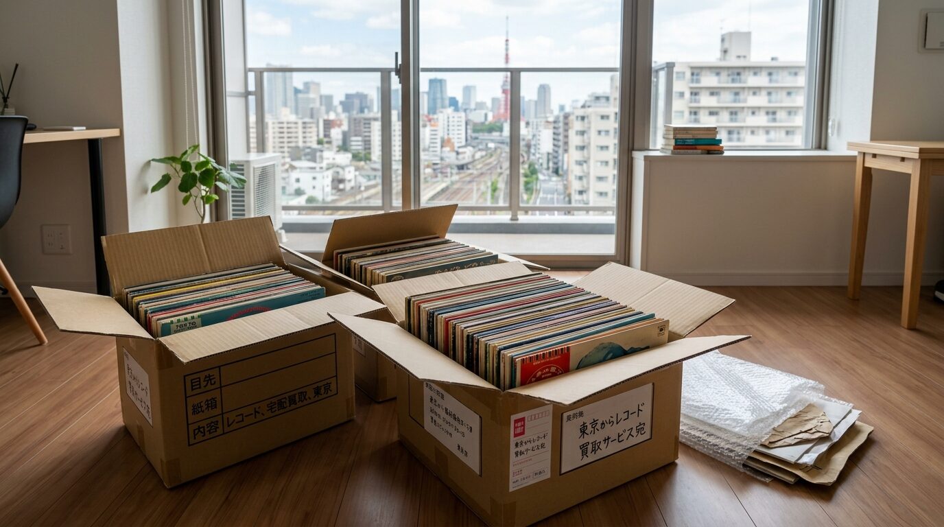東京からレコードを売るなら宅配買取がベストな理由のイメージ