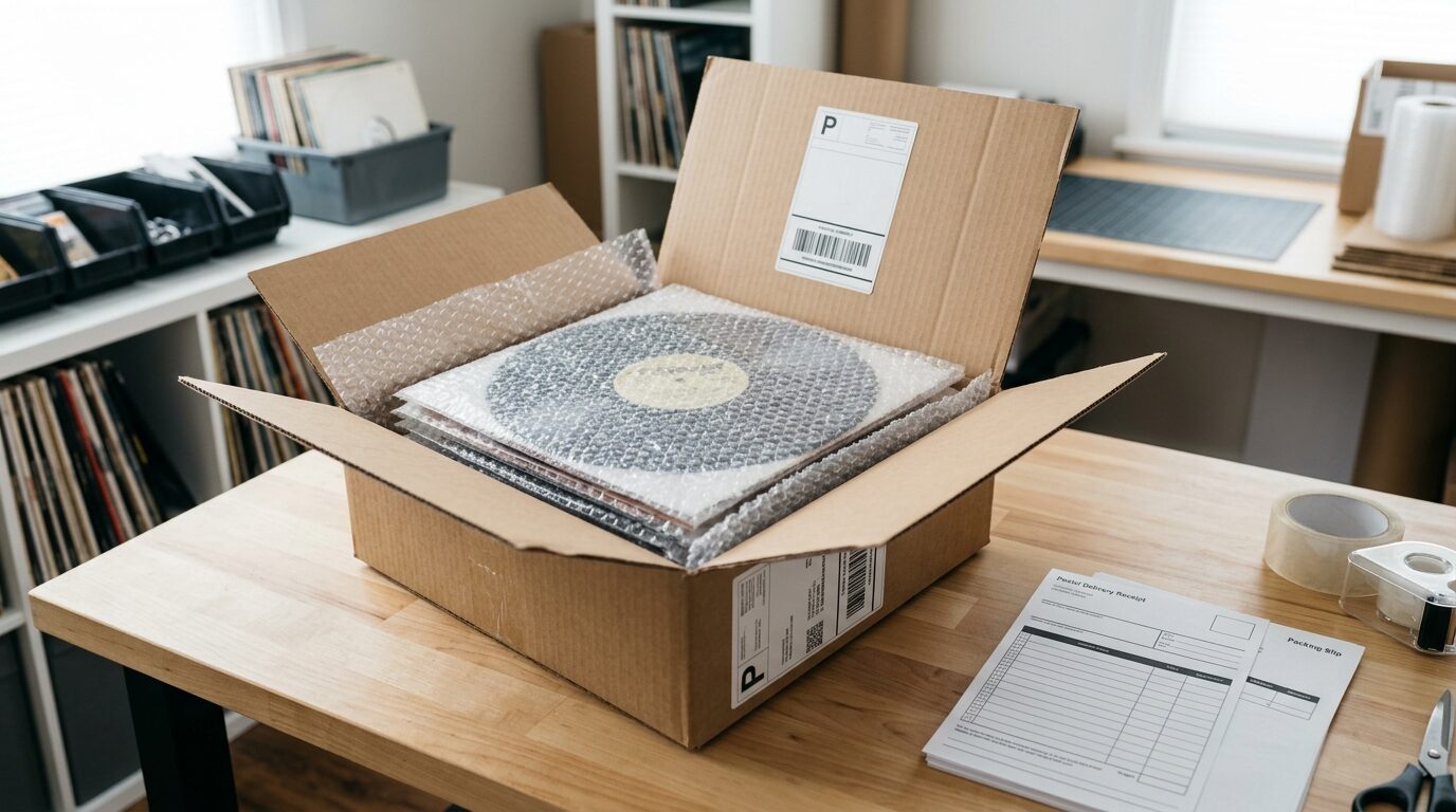 レコード宅配買取申込みフロー