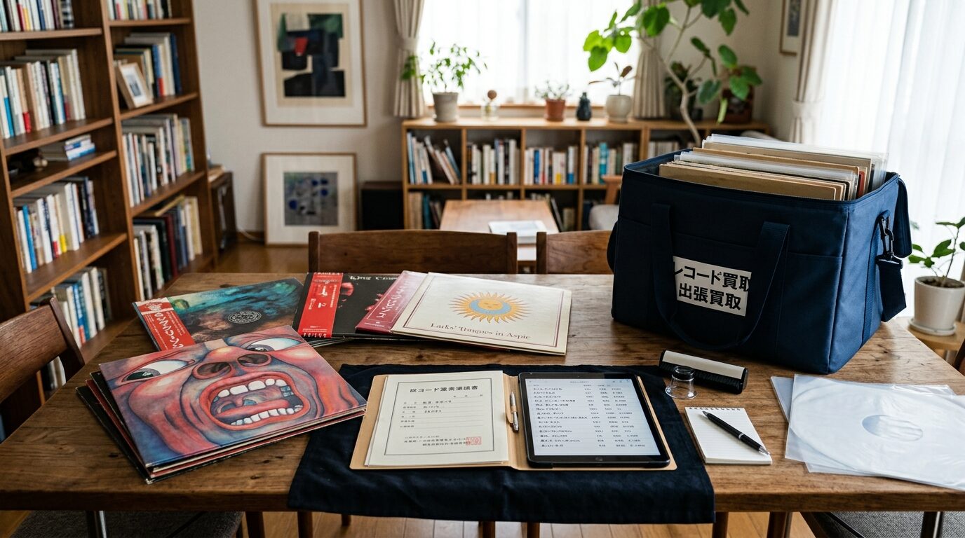 出張買取でキング・クリムゾンのレコードを売る方法のイメージ画像