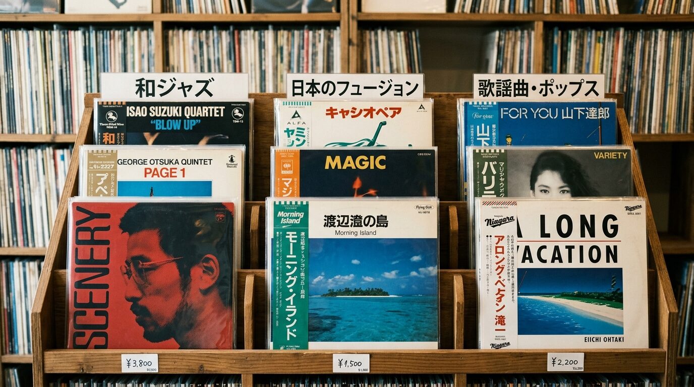 和ジャズのジャンル別レコード買取相場