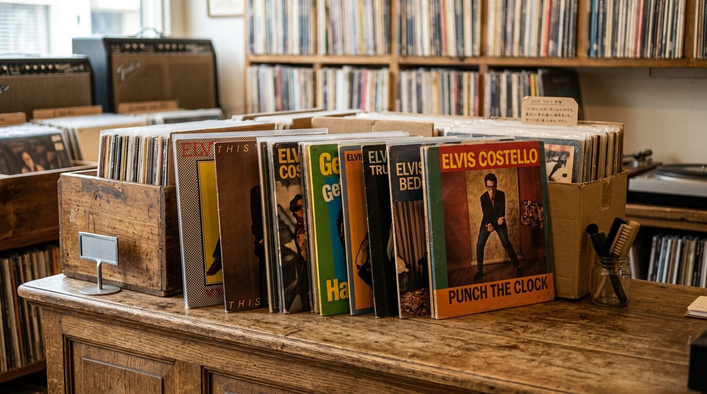 まとめ：エルヴィス・コステロのレコードは専門店で売ろうのイメージ