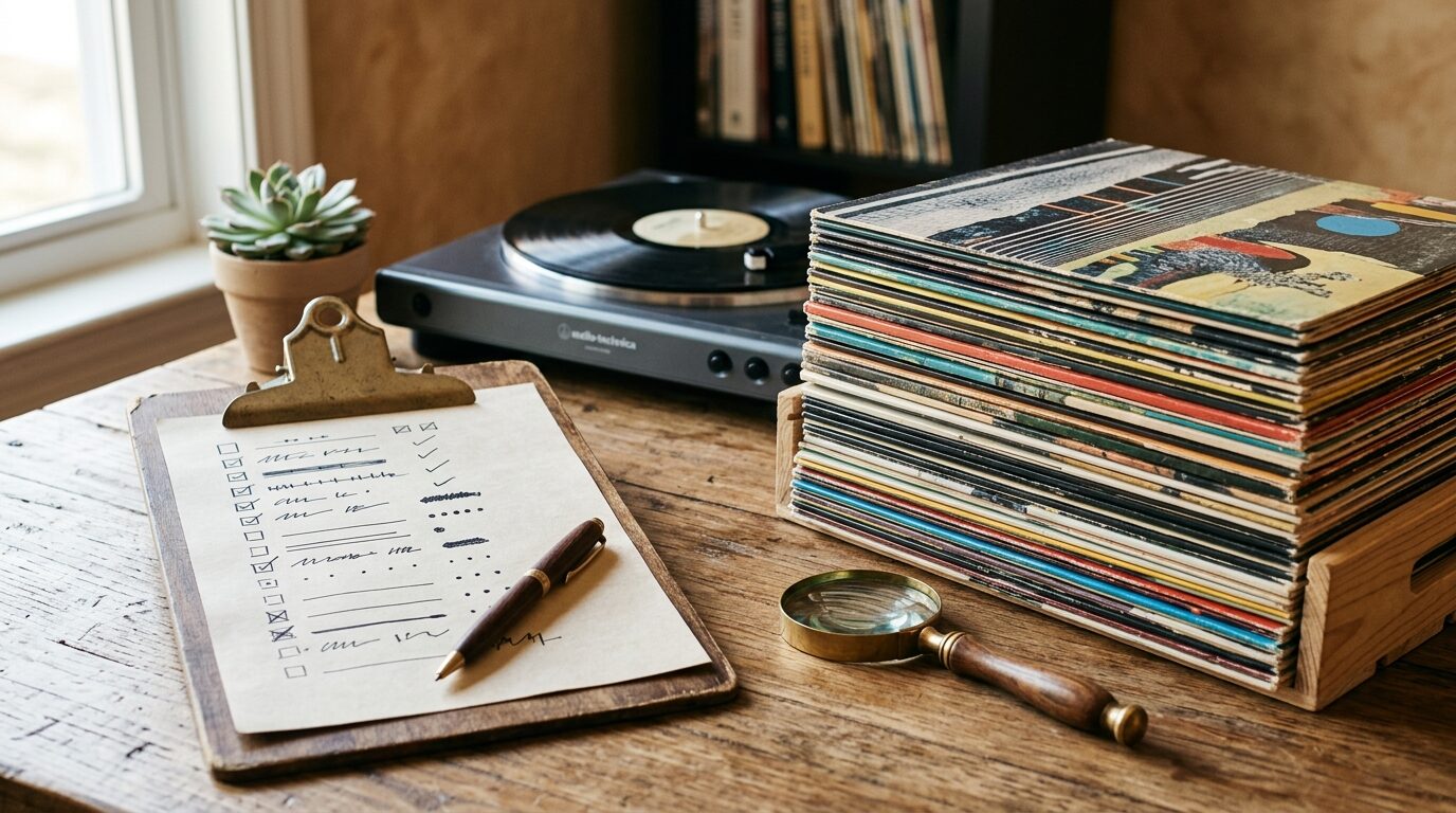 レコード売却前のチェックリスト