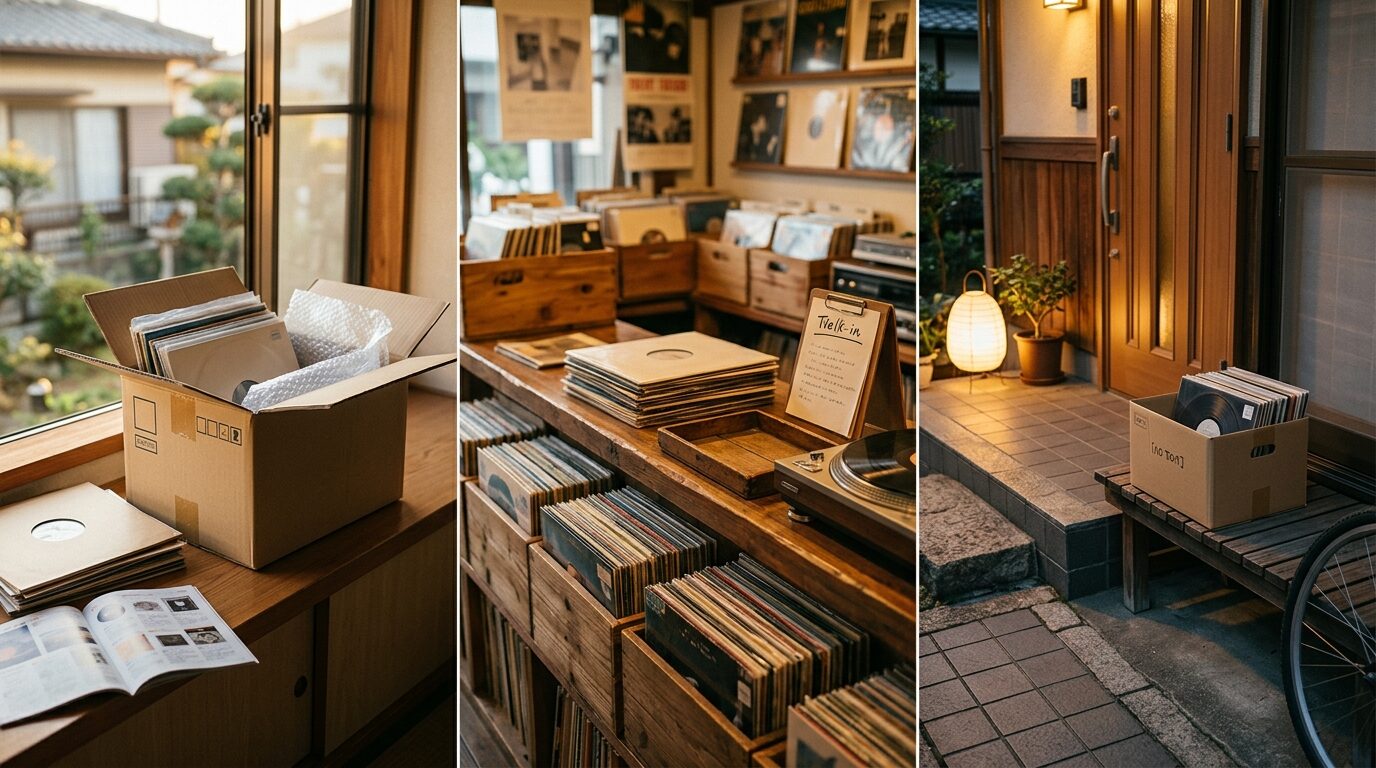 3つの買取方法（宅配・出張・持込）