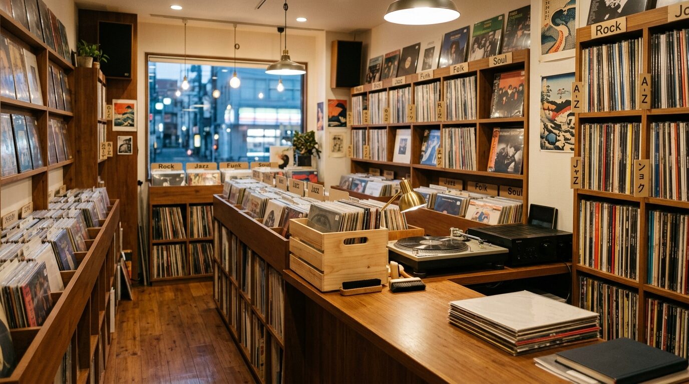 レコード買取方法の比較（宅配・出張・店頭）