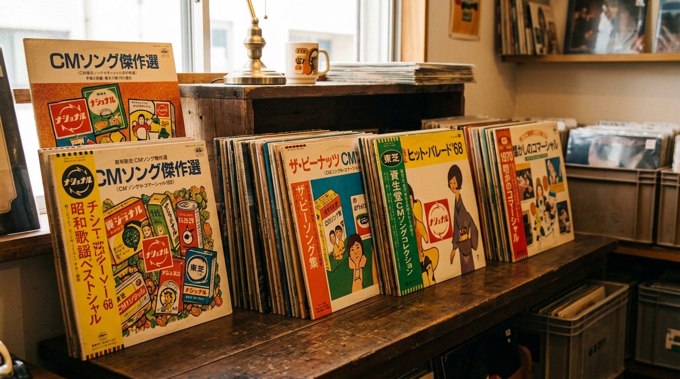 昭和歌謡CMソング系レコード相場傾向イメージ