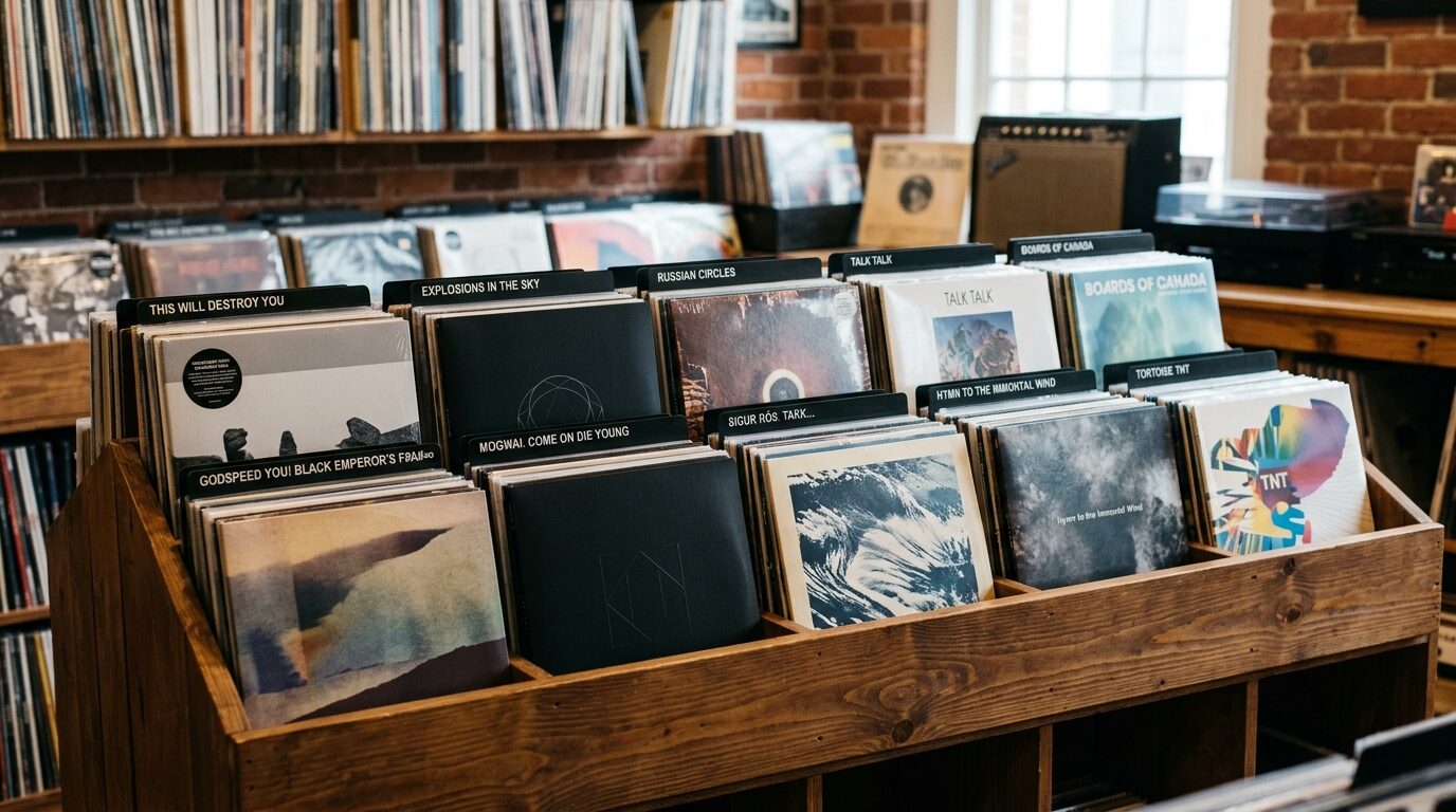 ポストロックと関連ジャンルのレコード買取も歓迎のイメージ