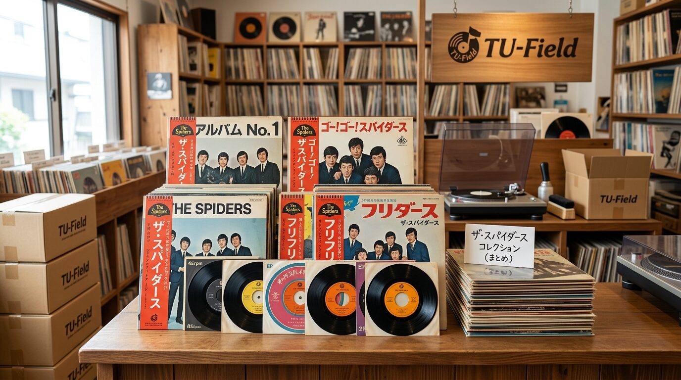 まとめ：ザ・スパイダースのレコードはTU-Fieldへのイメージ