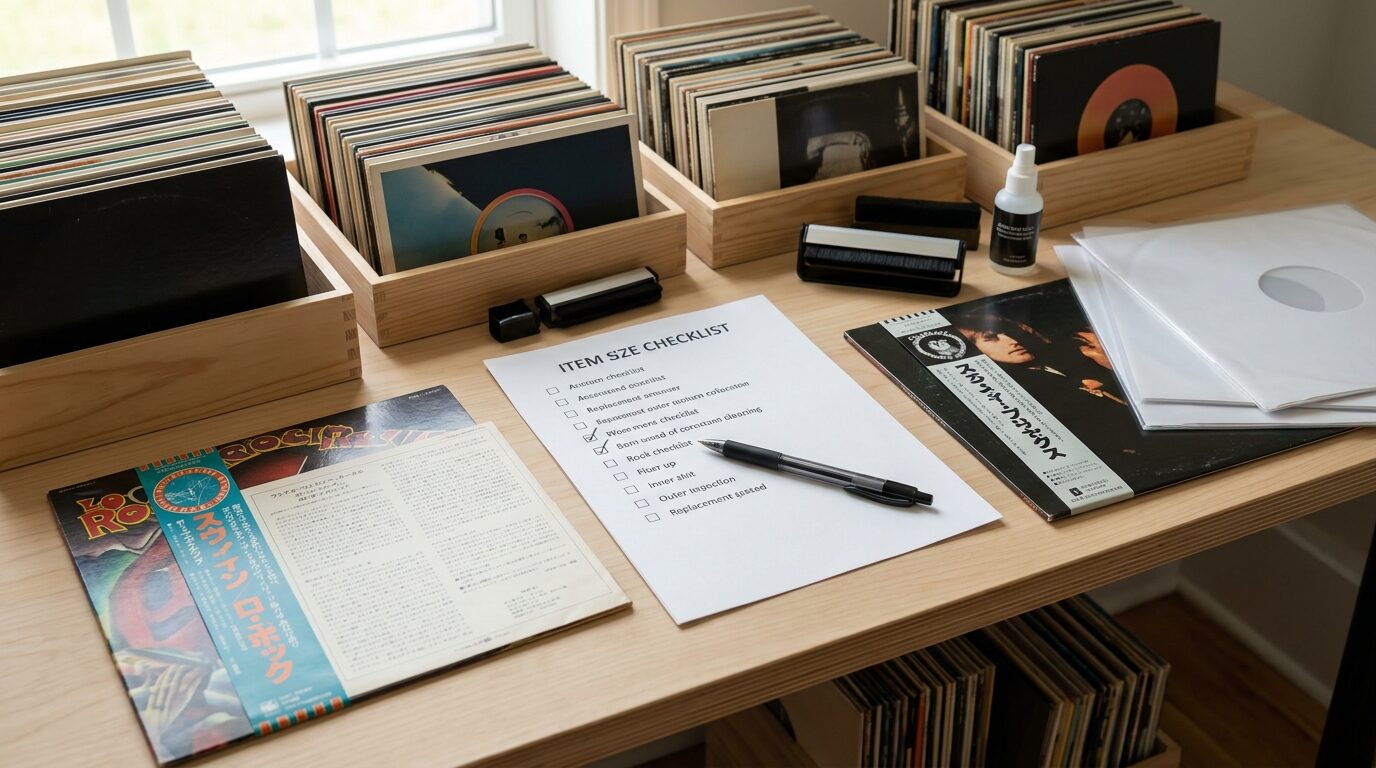 レコード売却前の確認チェックリスト